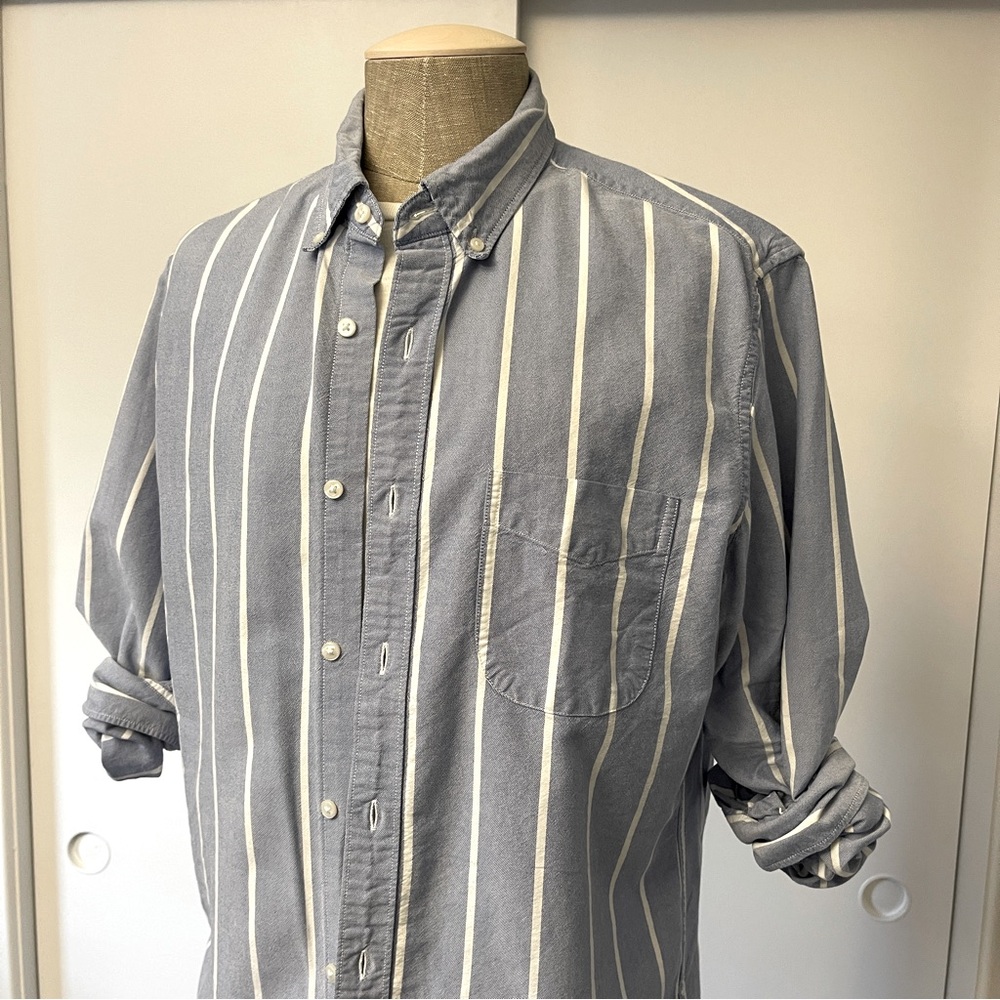 J. Crew Striped Oxford Shirt